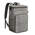 thumbnail image 1 of Hippie Retro Style Colorful Abstract Insulated Backpack Cooler - 20L Soft Cooler Bag, Geometric, 1 of 6