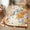 White Orange Blue, variant on Small Door Mat Indoor Outdoor 15.7"x23.6", Thanksgiving Absorbent Non Slip Entry Rug, Fall Maple Leaf Orange White Pumpkin Low Profile Welcome Mat for Front/Side Door Apartment Entrance Bathroom