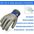thumbnail image 4 of Class 9 Cut Resistant Gloves,Safety Chef Cutting Gloves for Kitchen Meat Cutting,Fish Filleting,Oyster Hooking,Carving,Cut Resistant Safety Butcher's Gloves, 4 of 9