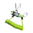 thumbnail image 2 of Correos de buceo de buceo Accesorios seguros Cordino espiral en espiral acero inoxidable Desgaste resistente a la utilidad multipropósito resistente Verde, 2 of 8