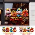 thumbnail image 7 of SIYTUAU 2026 Cute Glass Door Decals Year Window Display Spring Festival Decorations Window Stickers Pvc Material Static Cling No Glue B, 7 of 7