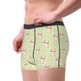 thumbnail image 2 of Fuzoiu Rabbit With Tie Print Men's Ultra Breathable Underwear,No Riding Up Boxer Briefs with ComfortFlexible Waistband-Large, 2 of 5