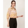 thumbnail image 3 of Moomaya Printed Shirts For Women, Casual Chic Summer Shirt Top, 3 of 9