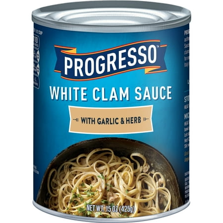 Progresso White Clam Sauce With Garlic & Herb, 15 oz Can