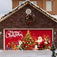 thumbnail image 4 of BotaniNest Snowman Garage Door Banner Merry Garage Door Hanging, 4 of 5