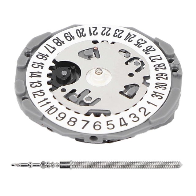 VJ24 Calendar Watch Movement Alloy Replacement Movement Watch Repair Parts Accessory