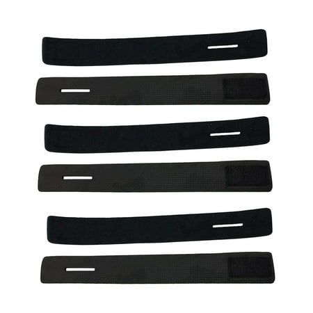 BIBABLYKE 6Pcs Fishing Rod Strap Adjustable Fishing Rod Tie Fishing Rod Belt Stretchy Fishing Rod Wrap Strap Elastic Rod Tie