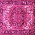 thumbnail image 1 of Ahgly Company Indoor Square Persian Pink Traditional Area Rugs, 3' Square, 1 of 4