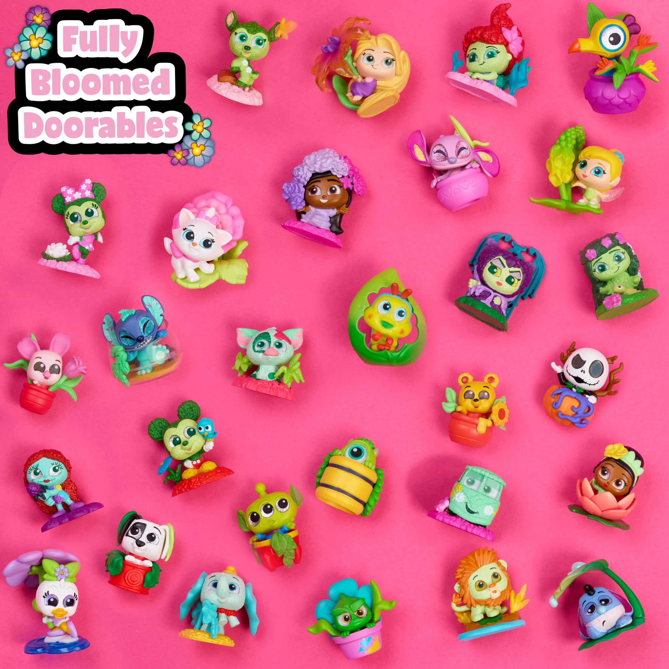 Disney Doorables In Full Bloom Multi Peek Series 15 - Mystery Floral Themed Mini Figures, Assemble and Display, Collectible Disney Surprise Toy, For Collectors, Kids Toys for Ages 5 Up