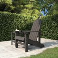 thumbnail image 1 of vidaXL Garden Adirondack Chair HDPE Anthracite, 1 of 4