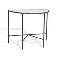 thumbnail image 5 of SAFAVIEH Couture Jessa Glam Metal Console Table, Black/White, 5 of 13