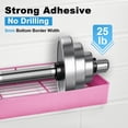 thumbnail image 7 of Shuntong Premium Shower Caddy, Adhesive Bathroom Shower Organizer and Storage, No Drill Shower Shelves for Inside Shower, Rustproof Shower Storage Rack 4 Pack Pink, 7 of 7