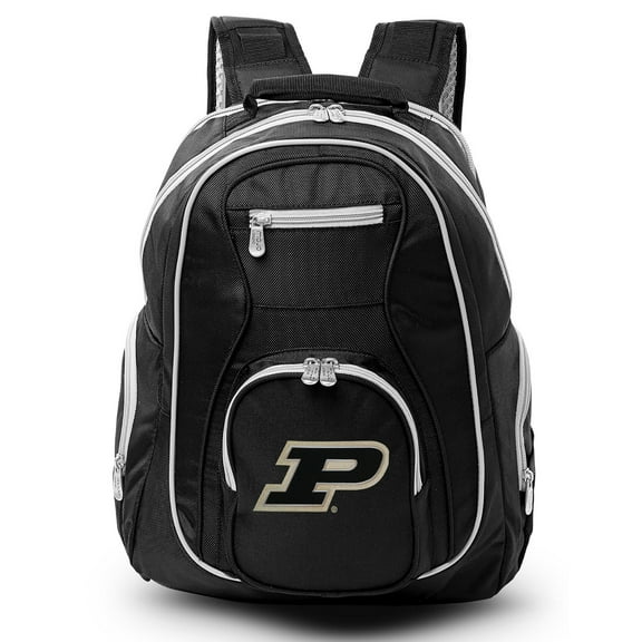 NCAA Purdue Boilermakers Premium Laptop Backpack with Colored Trim