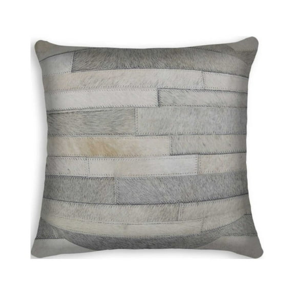 18" x 18" x 5" Gray  Pillow