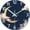 Blue3, variant on Glow in the Dark Wall Clock 12 Inch Moon Wall Clocks Battery Operated Silent Blue Wall Clock for Living Room Bedroom