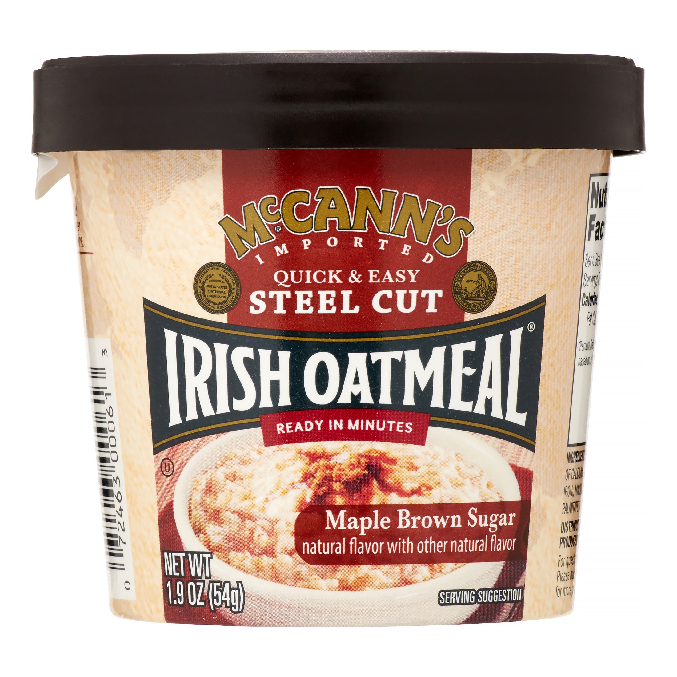 McCann's Irish Oatmeal, Maple Brown Sugar, 1.9 Oz
