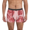 thumbnail image 1 of Balery Red Meat Calzoncillos bóxer para hombre, ropa interior de algodón suave y transpirable con cinturilla de nailon-XX-Large, 1 of 5