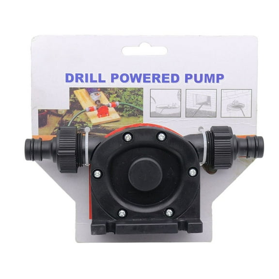 Electric Drill Powered Pump Hand Self-priming Liquids Transfer Pump for Pond