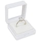 thumbnail image 4 of Caja Empaque para Joyería MiniWhite03 1Pza Blanco 3x3x1.7cm Plástico Interior Terciopelo Joyero., 4 of 4
