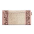thumbnail image 2 of Montana West Wristlet Wallet for Women Western Floral Tooled Cowhide Large Trifold Purse with ID Window, Pink, 2 of 6