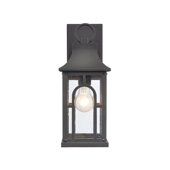 Elk Home 5.75-Inch Wide Outdoor Triumph Wall Sconce, Textured Black