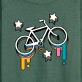 thumbnail image 3 of Instant Message - Colorful Bike - Women's Lightweight French Terry Long Sleeve Shirt, 3 of 6