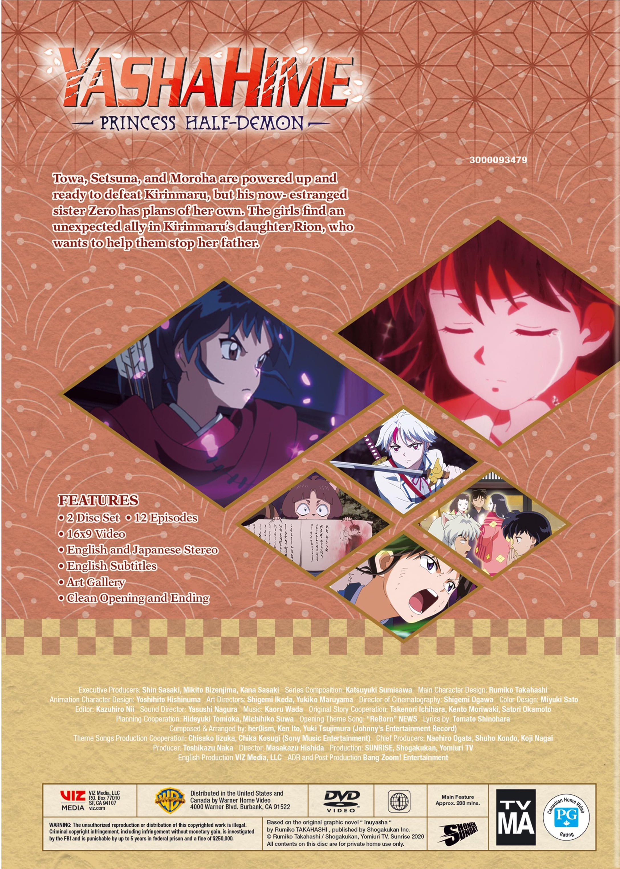 Yashahime: Princess Half-Demon - Season 1 Part 2 (DVD)