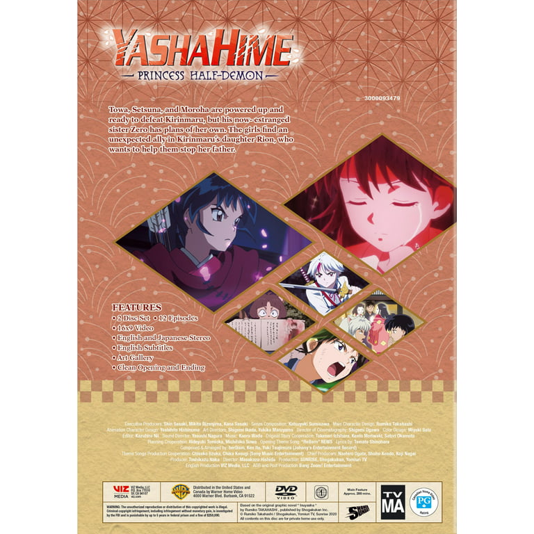 DVD Anime Inuyasha TV Series Season 1+2 +4 Movie + Hanyo No Yashahime  Season 1+2