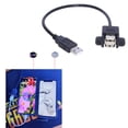 thumbnail image 2 of HLONK USB 2.0 Type A 1 Mâle vers Double USB Femelle pour Câble d'Extension de Données d'Alimentation Supplémentaire, 2 of 13