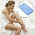 thumbnail image 5 of Esponja de baño Exfoliante para el cuerpo Masajeador de piel muerta Cepillos de limpieza (Azul), 5 of 5