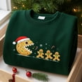 thumbnail image 2 of Christmas Cookie Embroidered Sweatshirt, Gingerbread Cookies Shirt, Merry Christmas T-Shirt, Cute Christmas Shirt, 2 of 5