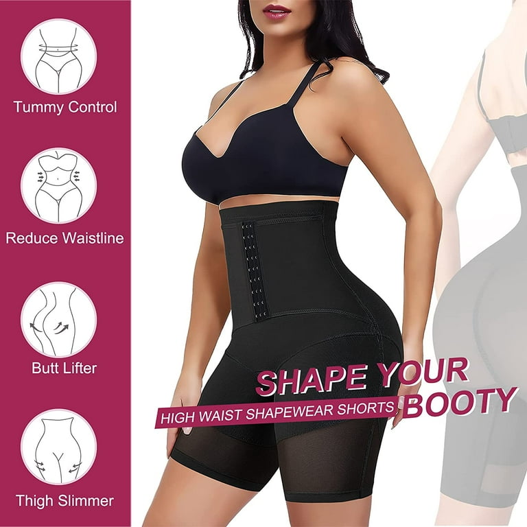 Nebility Womens' Tummy Control High Waist Trainer Body Shaper (US