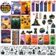 thumbnail image 1 of Papelería de Halloween, regalos de intercambio de aula para niños, regla de calabaza, juego de borrador de cuaderno con Calavera, 1 of 4