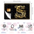 thumbnail image 3 of Plastic Waterproof Card Stickers Self-adhesion Card Skin for Bank Card Decor Rectangle Letter S 140x190mm, 3 of 8