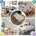 thumbnail image 4 of Paw Prints Rectangle Tablecloth 60"x102",Waterproof Polyester Rectangle Table Cloth, Wipeable Spillproof Polyester Tablecloth for Dining, Camping, Indoor and Outdoor, 4 of 6