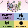 USAOPOLY Mish Match Fast Paced Party Game for 28 Players Ages 8