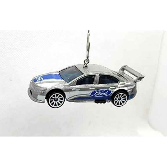 Christmas Ornament for 2013 Ford Falcon V8 Race Car Silver
