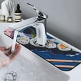 thumbnail image 7 of Fuzoiu Colorful Sushi Food Art Print Kitchen Faucet Suction Pad, Sink Splash Guard Faucet Mat, Faucet Handle Drip Catcher Tray Drying Mat For Bathroom Kitchen Bathroom Countertop, 7 of 7