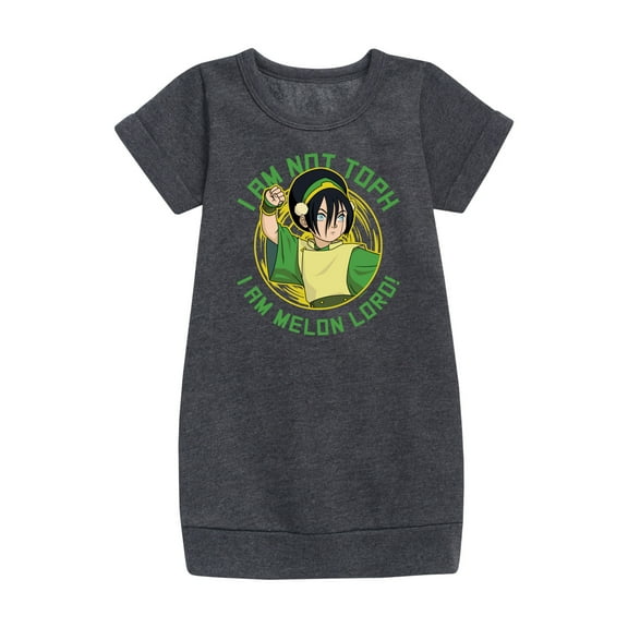 Avatar: The Last Airbender - Toph Melon Lord - Youth Girls Fleece Dress