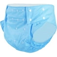 thumbnail image 2 of CutiePlusU Adult Cloth Diaper Washable Adult Pocket Nappy Cover Adjustable Reusable Breathable Leak Free Blue, 2 of 7