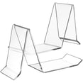thumbnail image 2 of KAKOWELY Transparent Acrylic Shoe Display Stand for Retail Shops 2 Pcs Lightweight Stable 7.87 Inches,5.71"X3.54"X1.97", 2 of 5