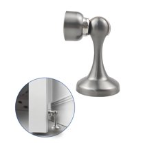 TALENO Door Stoppers for Bottom of Door,Punch-Free Installation Magnetic Door Stopper,Strong Magnetic Fixation Door Wedge,gray