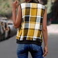 thumbnail image 7 of Plaid Vest for Women Plus Size V-Neck Sleeveless Flannel Layering Piece for Casual Fall Spring Outfits Outdoor Wear, 7 of 7