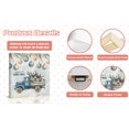 thumbnail image 6 of Blue Truck Christmas Wall Art Painting on Canvas, Xmas Balls Snowflake Vintage Canvas Art Home Prints Wall Art Framed Modern Artwork for Living Room Bedroom Wall Decor 16x16in, 6 of 8