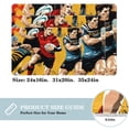 thumbnail image 2 of Football Machine Washable Non-Slip Polyester Indoor Floor Rug and Chair Mats, 2 of 6