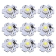 thumbnail image 3 of 25Pcs High Power Led Chip, 3W 5V Lamp Beads, 200LM Brightness Light Source Chip with Aluminum Plate for Floodlight Spotlight Replacement, 3 of 7