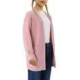 thumbnail image 3 of Yesfashion Girls Cardigan Knit Open Front Long Sleeve Sweaters Casual Outwear with Pockets for 5-14 T Kids, 3 of 5