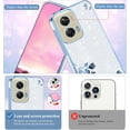 thumbnail image 5 of for Motorola Moto G Stylus 5G 2024 Case Clear Glitter Shiny Motorola Moto G Stylus 5G 2024 Phone Case Silicone Soft Floral Shockproof Cover Pink Slim for Women (Silver-Blue), 5 of 14