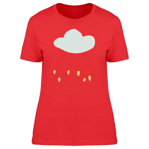Clouds And Autumn Leaves Tee Women's -Image by Shutterstock