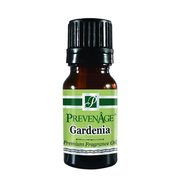 Gardenia Fragrance Oil 10 mL / .33 Oz Aromatic Premium Grade Scented Perfume Oil by PrevenAge Made in USA / FAST DELIVERY